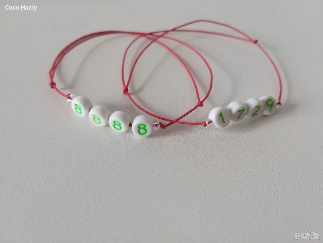 Гривна Грабовой,на червен конец, снимка 1