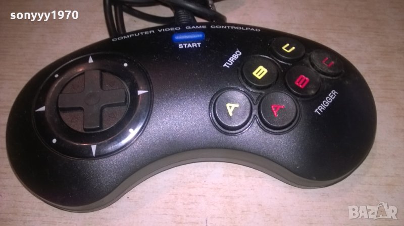 sega-КОНТРОЛЕР-mega drive-made in japan-внос холандия, снимка 1