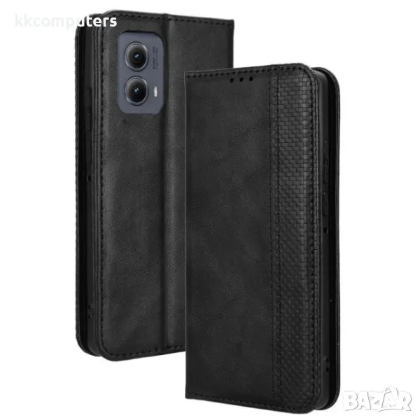 Motorola Edge (2024) 5G Magnetic Кожен Калъф и Протектор, снимка 1