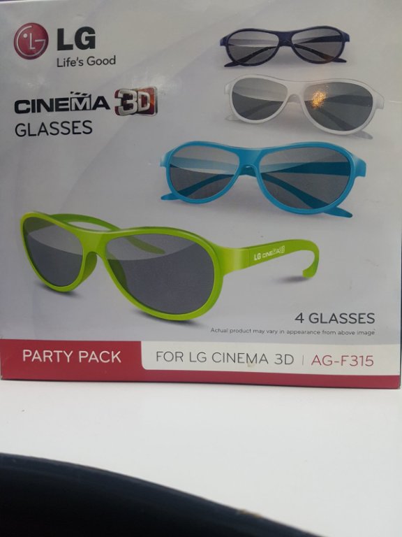 3Д очила -LG 4бр. 3D Glasses AG-F315 в Стойки, 3D очила, аксесоари в гр.  Русе - ID29035082 — Bazar.bg