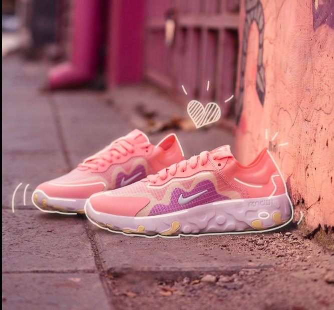 Оригинални маратонки NIKE RENEW LUCENT CORAL номер 37-37,5 в