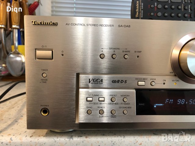 Technics SA-DA8, снимка 3 - Ресийвъри, усилватели, смесителни пултове - 37004205