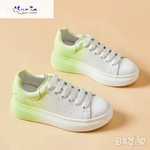 Спортни обувки в преливащ цвят, снимка 3 - Маратонки - 49944598