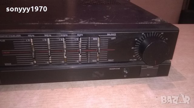 schneider 6145ea-hifi stereo equalizer amplifier-внос франция, снимка 5 - Ресийвъри, усилватели, смесителни пултове - 26246689