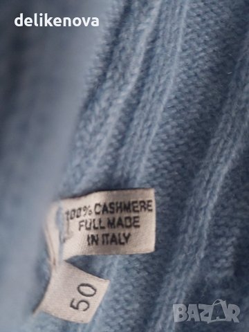 Кашмир Lunaria Italy. Size M. Страхотна италианска жилетка , снимка 3 - Жилетки - 44011212