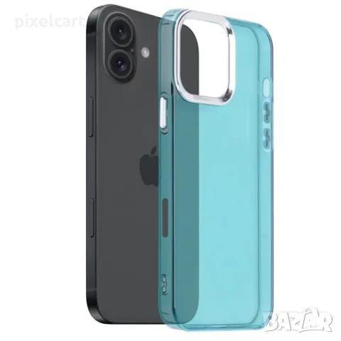 Силиконов калъф PEARL за iPhone 16, Зелен, снимка 2 - Калъфи, кейсове - 47912157