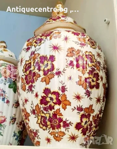 Арт Деко  Прекрасни ,Флорални вази  , снимка 3 - Вази - 50264144