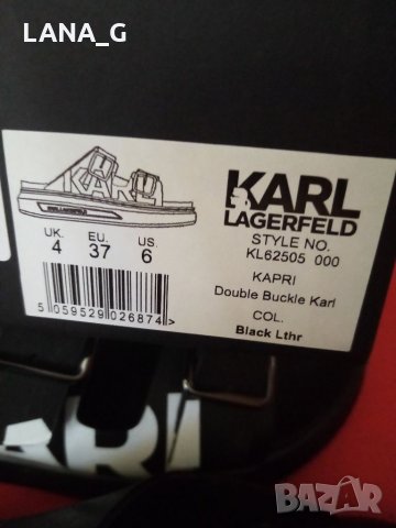 Karl Lagerfeld дамски чехли, снимка 6 - Чехли - 33606635