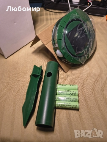 Ултразвуков соларен репелент за животни, репелент за котки, репелент за белки, обхват до 8 м, , снимка 7 - Други животни - 51434756