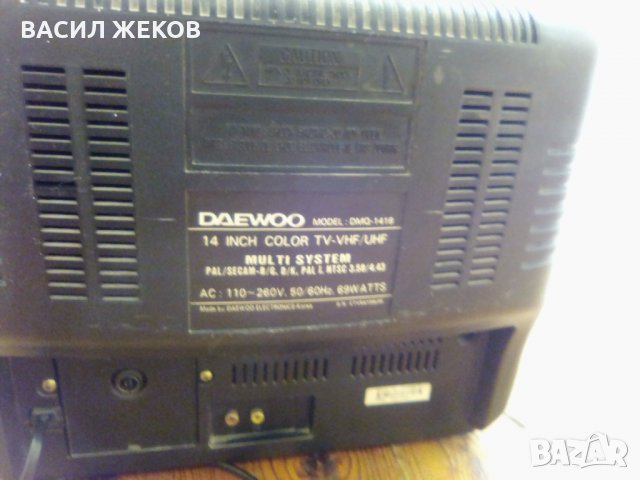 Телевизор DAEWOO DMQ-1418 30 инча използван, снимка 5 - Телевизори - 33591197