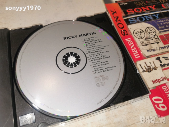 RICKY MARTIN CD 0202261959, снимка 5 - CD дискове - 53328479