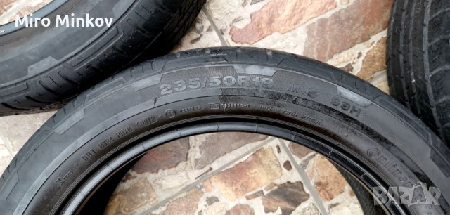 Продавам 4 броя ГУМИ CONTINENTAL 4X4 CONTACT, 235/50R19 M+S 99H, снимка 2 - Гуми и джанти - 43335722