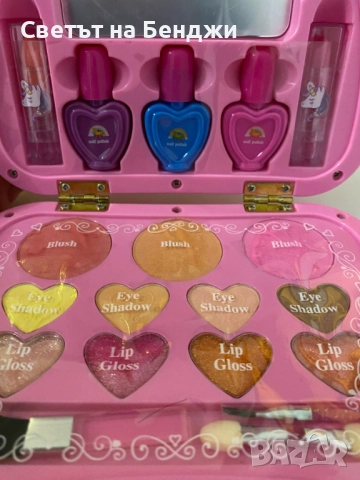 Детски комплект гримове за красота в чантичка, снимка 4 - Други - 52842536