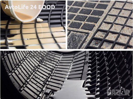 Оригинално Качество Гумени Стелки за АУДИ AUDI A4 / B5 / B6 / B7 / B8, снимка 5 - Аксесоари и консумативи - 27566264