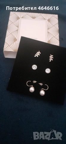 Комплект обици, снимка 3 - Бижутерийни комплекти - 52355647