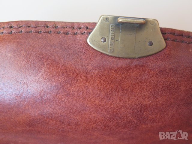 Vintage, Italy,кожена чанта за документи, бизнес чанта, снимка 13 - Чанти - 43396920