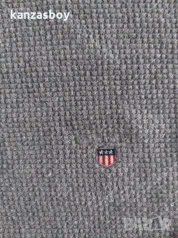 gant grey jumper - страхотен мъжки пуловер КАТО НОВ, снимка 2 - Пуловери - 34982717