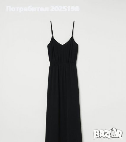 Дамска черна рокля Н&М , снимка 1 - Рокли - 36747129
