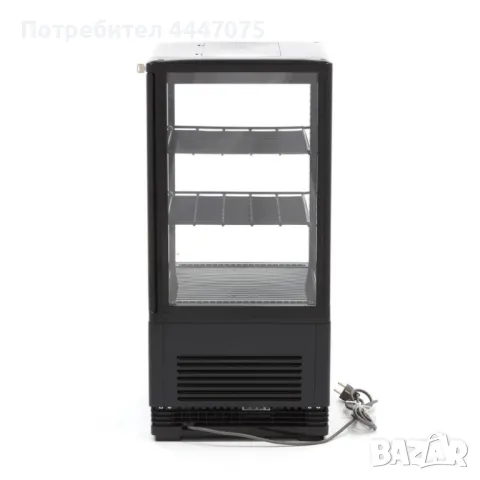 Сладкарска витрина 0,18 kW – компактна витрина за десерти и изделия с професионално охлаждане, снимка 4 - Витрини - 50082733