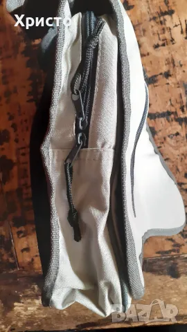 чанта за рамо с дълга дръжка полиестер, сиво-черна от Холандия, снимка 6 - Чанти - 48658634