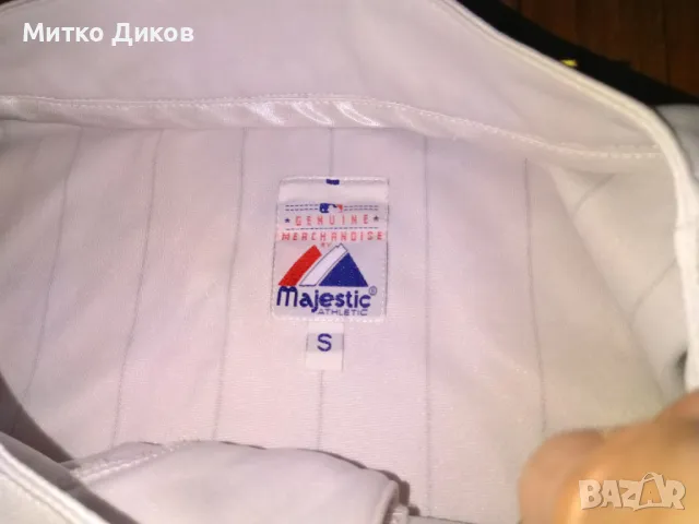 New York Yankees baseball бейзболна тениска маркова на Majestic размер М, снимка 5 - Бейзбол - 47359192