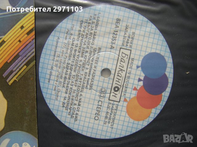 ВЕА 12353 - Яна пее и разказва. Детски забавни песни, снимка 3 - Грамофонни плочи - 32908955