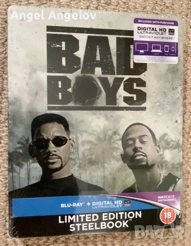 Bad Boys Blu-Ray SteelBook - New & Sealed - perfect cond Цена 45лв с български субтитри (23,07€) 