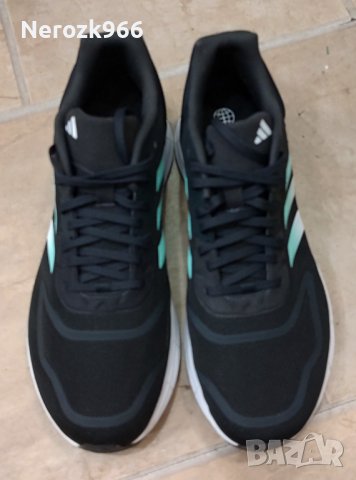 Мъжки обувки за бягане adidas duramo 10, карбоновосиви, снимка 5 - Маратонки - 43366784