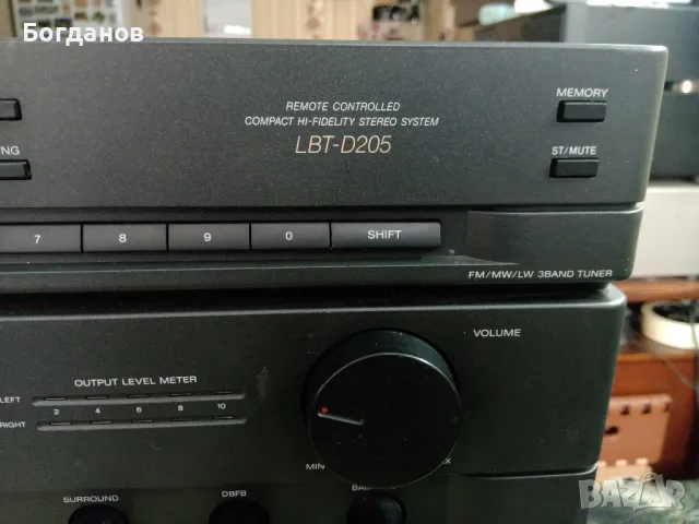 SONY LBT-D205 TUNER/DECK A/B AUDIO SYSTEM MADE IN MALAYSIA, снимка 4 - Аудиосистеми - 50440994