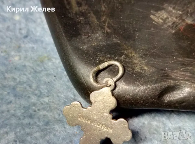 Спаси и Сохрани ПРАВОСЛАВНО СРЕБЪРНО РАЗПЯТИЕ КРЪСТ СРЕБРО 925 МАЙСТОРСКА РЪЧНА СТАРА РАБОТА 48595, снимка 4 - Антикварни и старинни предмети - 48987268