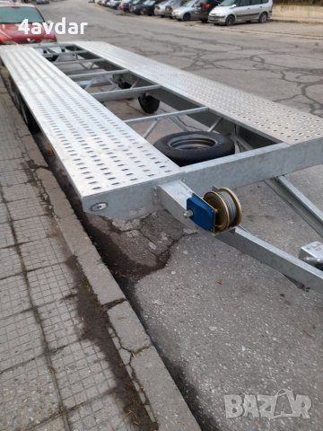 Авто Платформа Двойна, снимка 5 - Ремаркета - 35350732