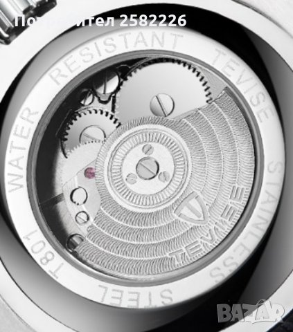 Продавам механичен часовник TEVISE rolex homage, снимка 4 - Мъжки - 34988278