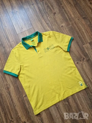 Страхотна мъжка тениска HUGO BOSS размер XL , снимка 2 - Тениски - 50958023