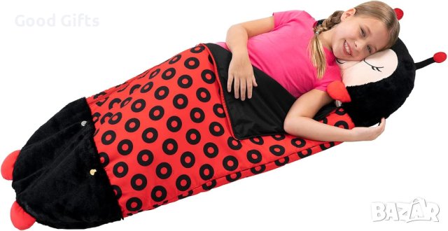 2в1 Детски спален чувал HAPPY NAPPERS , Калинка, снимка 6 - Спални чували за бебета и деца - 43390111