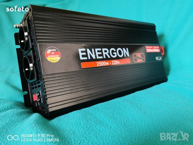 НЕМСКИ инвертор 24v - 220v 2500w / 5000w оригинал ПЪЛНА СИНУСОИДА , снимка 6 - Къмпинг осветление - 25725975