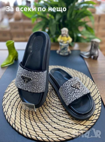 Prada Дамски Чехли Прада - 2 Налични Цвята Код E605, снимка 2 - Чехли - 50957610