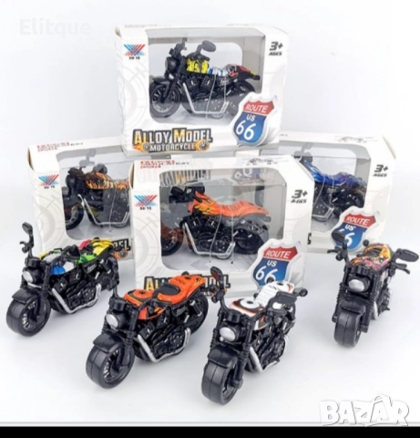 Детска играчка, Пластмасово цветно моторче - TOYCAR38