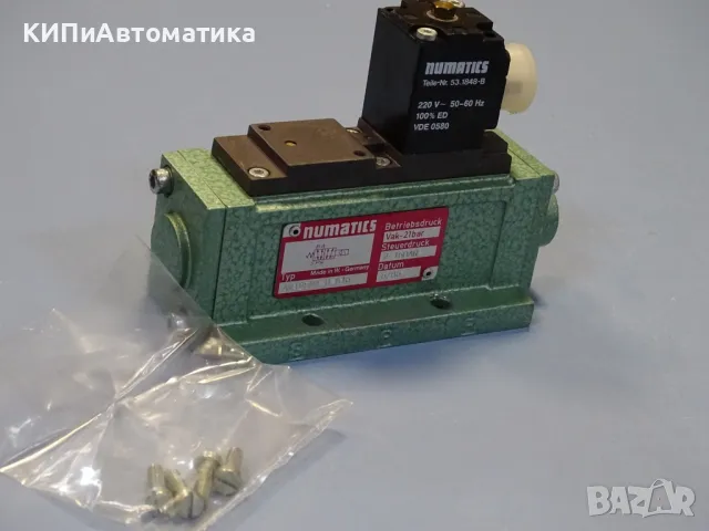 пневматичен разпределител Numatics AV12EM4HS16 Solenoid Valve 220VAC, снимка 9 - Резервни части за машини - 48588157