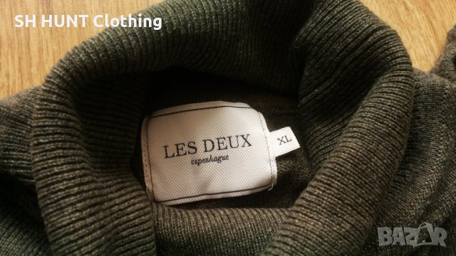 LES DEUX 90% Merino Wool 10% Cashmere размер L поло 90% Мерино вълна 10% Кашмир - 478, снимка 11 - Пуловери - 43504934