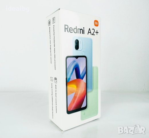 НОВ! Tелефон Xiaomi Redmi A2+ 32GB 2RAM Black 2г. Гаранция! , снимка 3 - Xiaomi - 43683452