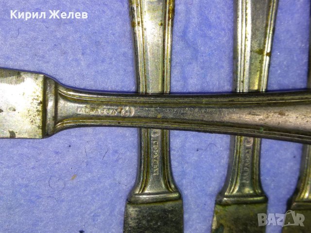 ALPACCA СРЕБЪРНА СПЛАВ Комплект 6 КОЛЕКЦИОНЕРСКИ СТАРИННИ НОЖЧЕТА КУХНЕСКИ от АЛПАКА ГЕРМАНИЯ 42205, снимка 10 - Колекции - 43804216