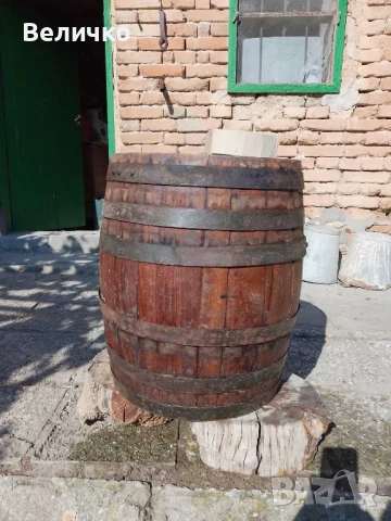 Дървено буре, 63 литра
