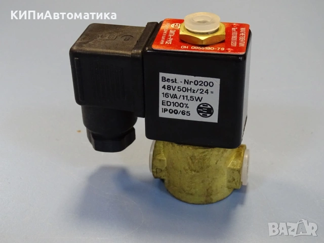 магнет вентил ”ЗИТА” Русе тип 9201800.0201 G1/4 220VAC/110VDC, снимка 2 - Резервни части за машини - 53166264