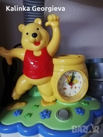 Нощна лампа с часовник