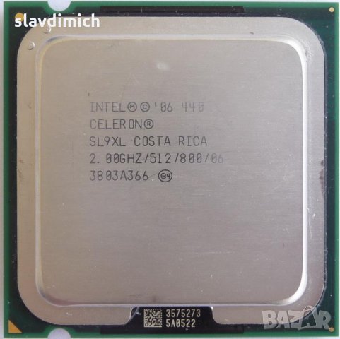 Процесор Intel® Celeron Processor 440 512K Cache, 2.00 GHz, 800 MHz сокет 775, снимка 1 - Процесори - 27873421