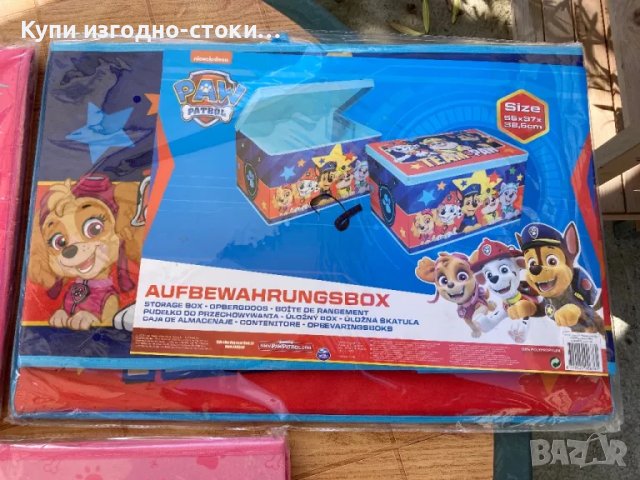 Детски кутии за играчки - Paw Patrol, снимка 4 - Играчки за стая - 47367314