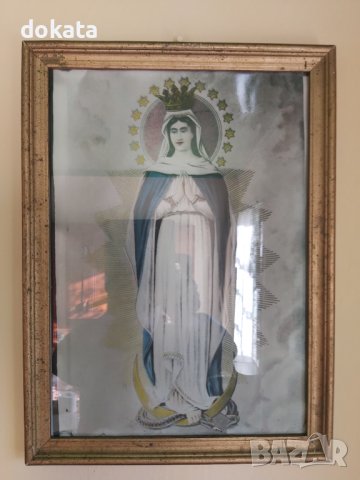 Стара селска икона, снимка 2 - Икони - 43461825