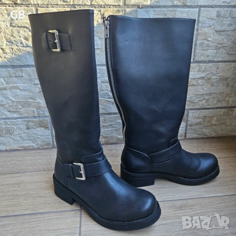 Нови ботуши 38, изкуствена кожа