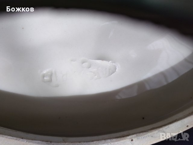 Поднос порцелан, снимка 5 - Антикварни и старинни предмети - 27604430