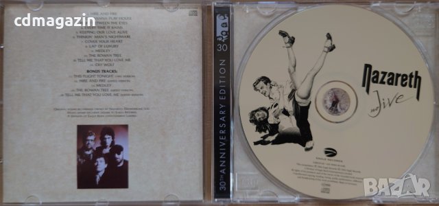 Компакт дискове CD Nazareth ‎– No Jive, снимка 3 - CD дискове - 32343116